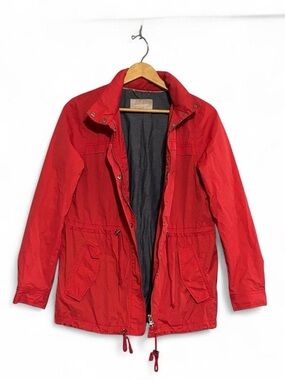 Banana Republic Red Utility Anorak Jacket